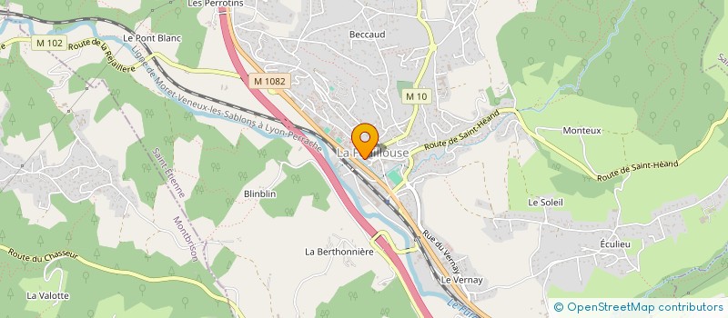 localisation de l'entreprise ERGOTHERAPEUTE  LA FOUILLOUSE