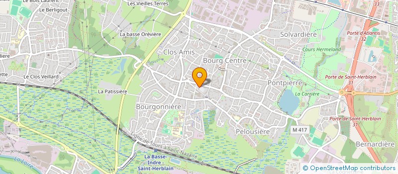 localisation de l'entreprise ERGUN à SAINT-HERBLAIN