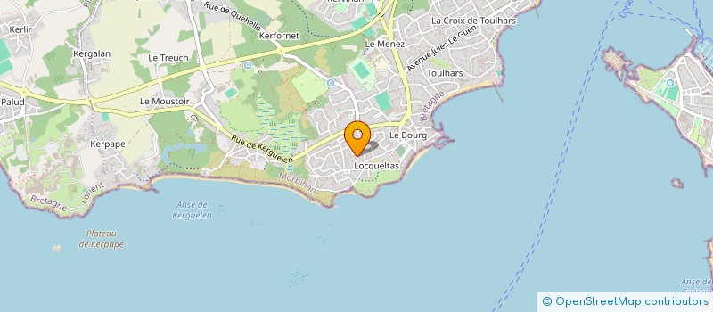 localisation de l'entreprise ERGWEN  LARMOR-PLAGE