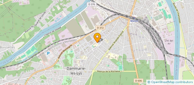 localisation de l'entreprise ERGY BATIMENT à DAMMARIE-LES-LYS