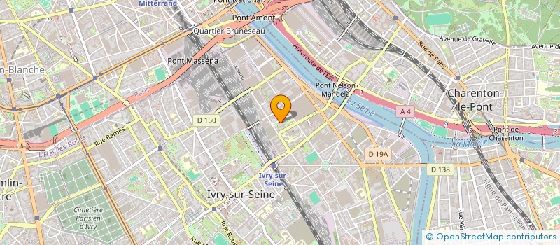 localisation de l'entreprise ERH CONSEIL à IVRY-SUR-SEINE