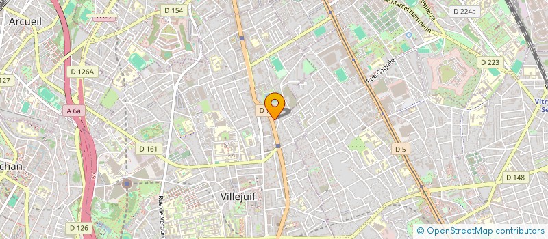 localisation de l'entreprise ERH CONSULTING  VILLEJUIF