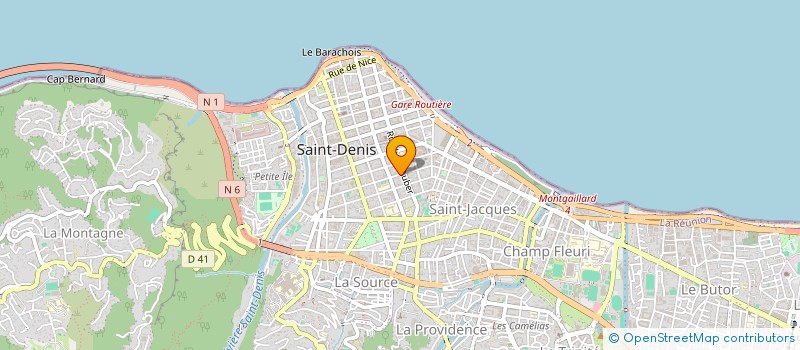 localisation de l'entreprise ERH INVEST à SAINT-DENIS
