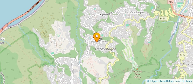 localisation de l'entreprise ERHAM REUNION à SAINT-DENIS