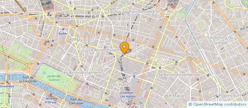 localisation de l'entreprise ERHELEC à PARIS