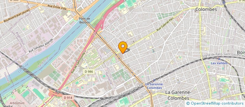 localisation de l'entreprise ERI à COLOMBES