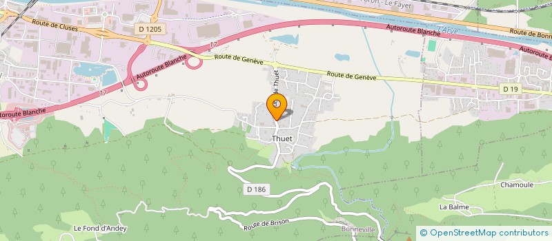 localisation de l'entreprise ERI - ETUDE RENOVATION IMMOBILIER  BONNEVILLE