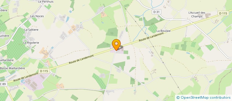 localisation de l'entreprise ERI MV à LE LOROUX-BOTTEREAU