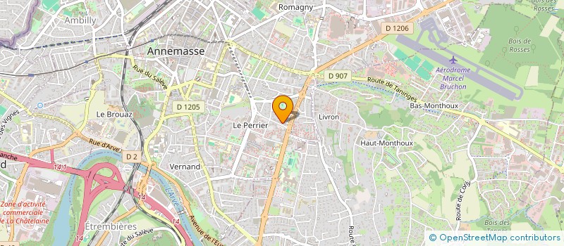 localisation de l'entreprise ERI3PM  ANNEMASSE