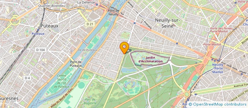 localisation de l'entreprise ERIA CAPITAL à NEUILLY-SUR-SEINE