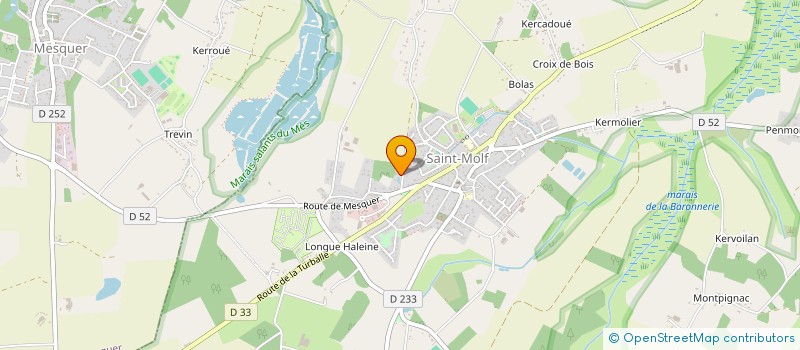 localisation de l'entreprise ERIANE  SAINT-MOLF