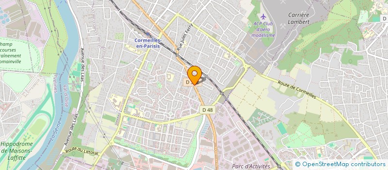 localisation de l'entreprise ERIB  CORMEILLES-EN-PARISIS