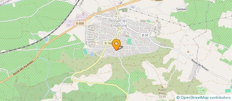 localisation de l'entreprise ERIBA  NISSAN-LEZ-ENSERUNE