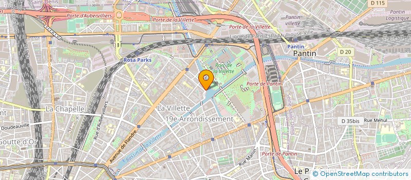 localisation de l'entreprise ERIBAT à PARIS