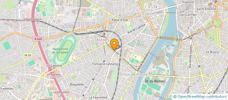 localisation de l'entreprise ERIC 3P. à TOULOUSE