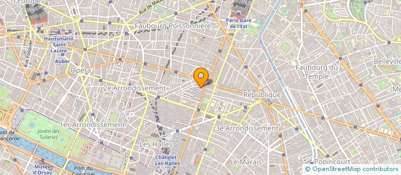 localisation de l'entreprise ERIC  PARIS