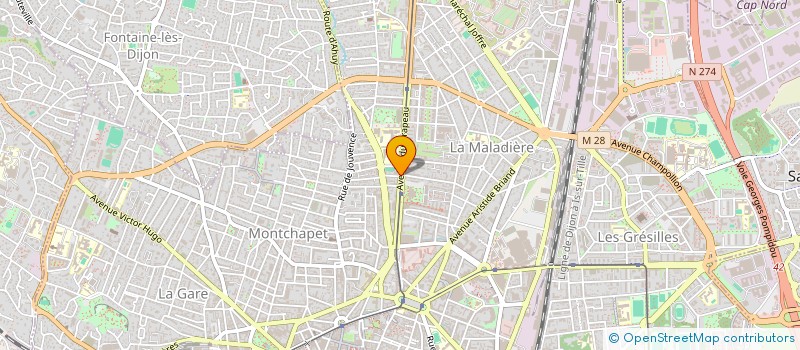 localisation de l'entreprise ERIC à DIJON