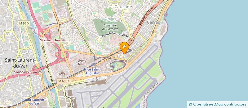localisation de l'entreprise ERIC B BATIMENT à NICE