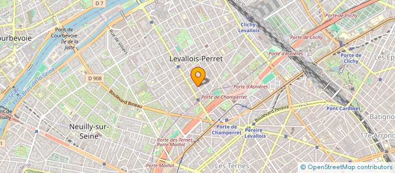 localisation de l'entreprise ERIC BARRY à LEVALLOIS-PERRET