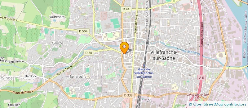 localisation de l'entreprise ERIC BEAU EURL  VILLEFRANCHE-SUR-SAONE