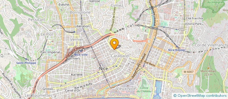 localisation de l'entreprise ERIC BENABU STEPHANIE BAUCHE HUISSIERS DE JUSTICE ASSOCIES (SCP TITULAIRE D'UN OFFICE D'HUISSIER DE JUSTICE)  NICE