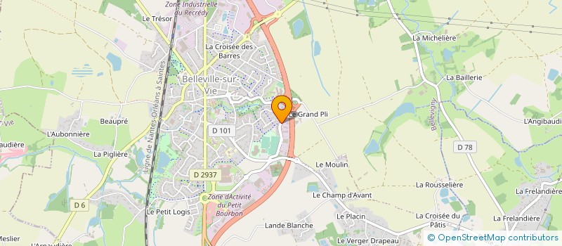 localisation de l'entreprise ERIC BOISSEAU à BELLEVIGNY