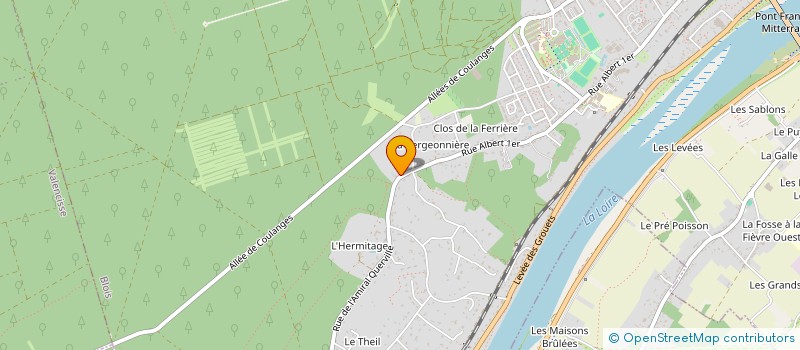 localisation de l'entreprise ERIC BOISSICAT  BLOIS