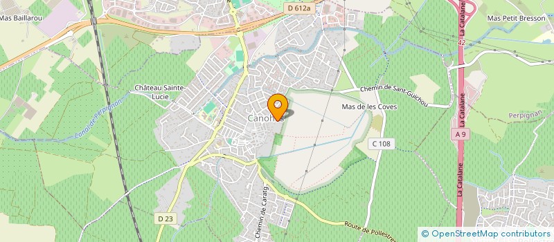 localisation de l'entreprise ERIC BRUYERE  CANOHES