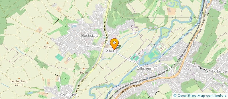 localisation de l'entreprise ERIC BUCH'SERVICES  LUEMSCHWILLER