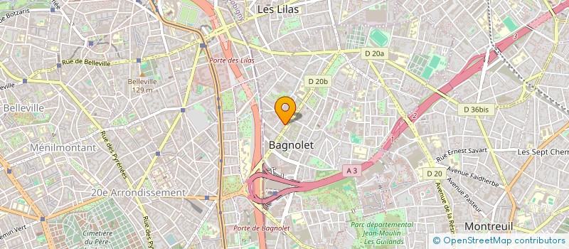 localisation de l'entreprise ERIC CHABOT ET CAROLE DORGLER INDIVISION à BAGNOLET