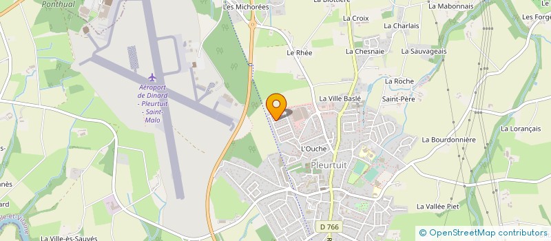 localisation de l'entreprise ERIC COLAS à PLEURTUIT