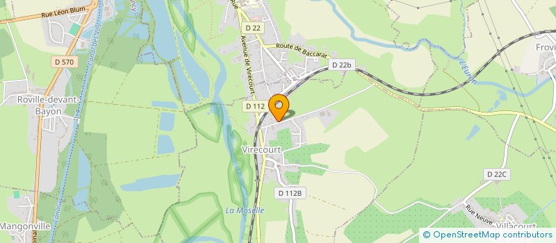 localisation de l'entreprise ERIC DIDIERLAURENT  VIRECOURT