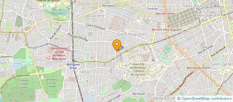 localisation de l'entreprise ERIC DIFFUSION à BORDEAUX