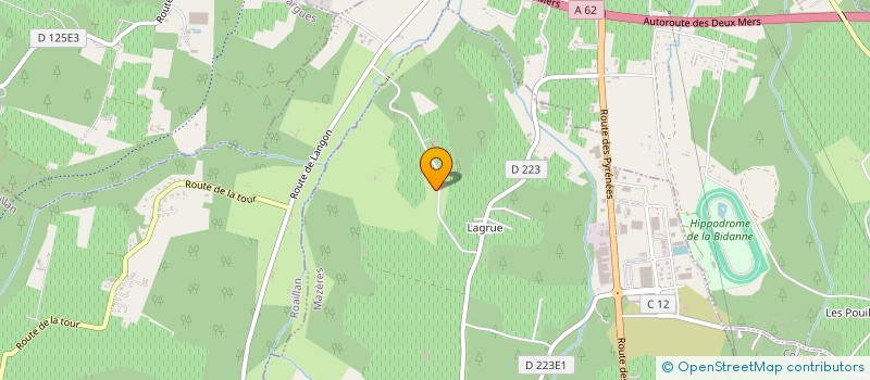 localisation de l'entreprise ERIC DOMINO  MAZERES