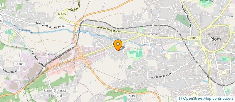 localisation de l'entreprise ERIC DRUET HOLDING  MOZAC