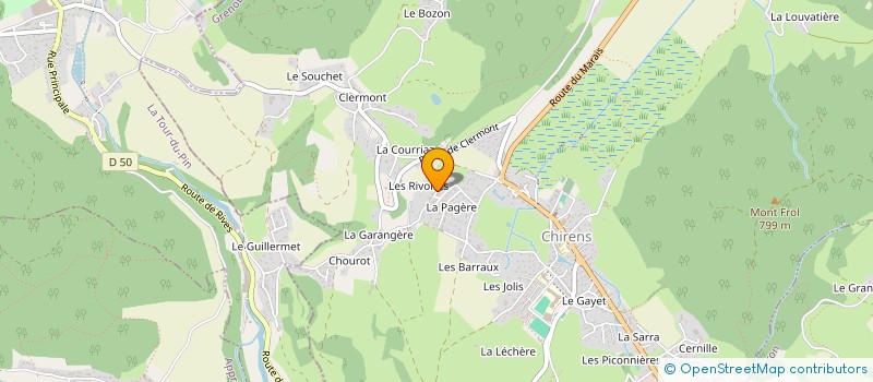 localisation de l'entreprise ERIC DURAND SARL UNIPERSONNELLE à VOIRON