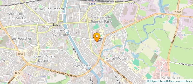localisation de l'entreprise ERIC ELECT à LAVAL