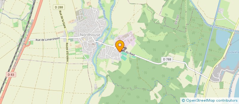 localisation de l'entreprise ERIC ELECTRICITE SERVICES RENOVATIONS  MATZENHEIM