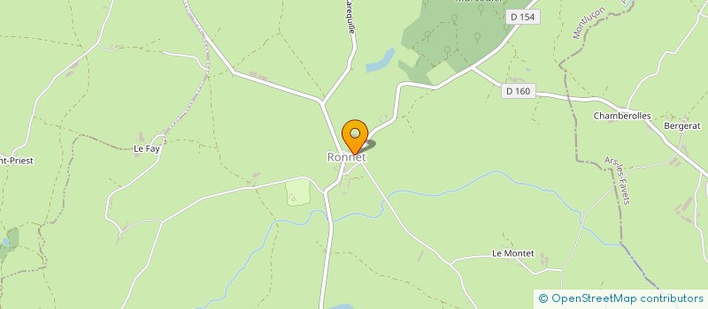 localisation de l'entreprise ERIC ET EDWIGE  MARCILLAT-EN-COMBRAILLE