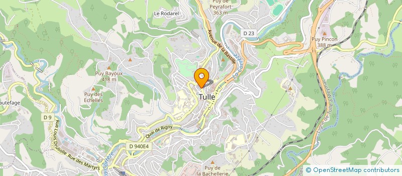 localisation de l'entreprise ERIC ET JULIE  TULLE