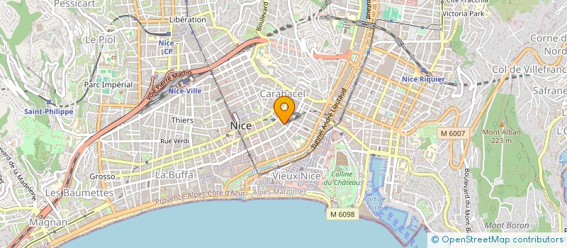 localisation de l'entreprise ERIC ET MARIE à NICE