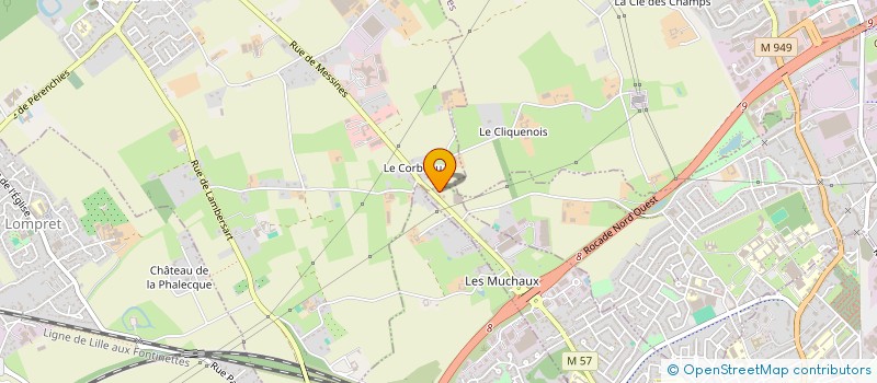 localisation de l'entreprise ERIC FAUCHILLE HOLDING  SAINT-ANDRE-LEZ-LILLE