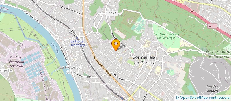 localisation de l'entreprise ERIC FOSSE MGT  CORMEILLES-EN-PARISIS