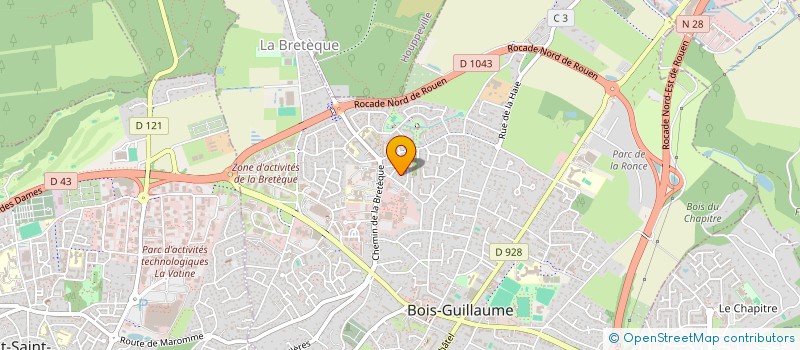 localisation de l'entreprise ERIC FOUQUET à BOIS-GUILLAUME