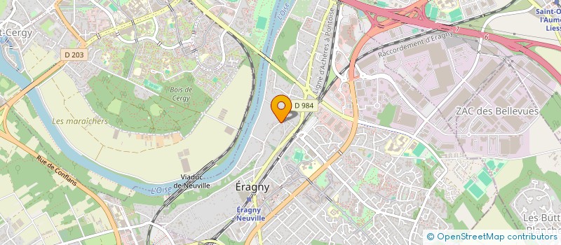 localisation de l'entreprise ERIC FOUYER CONSEIL ET COURTAGE à ERAGNY