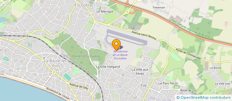 localisation de l'entreprise ERIC GALLEE SAMUEL SAUTIERE  LA BAULE-ESCOUBLAC