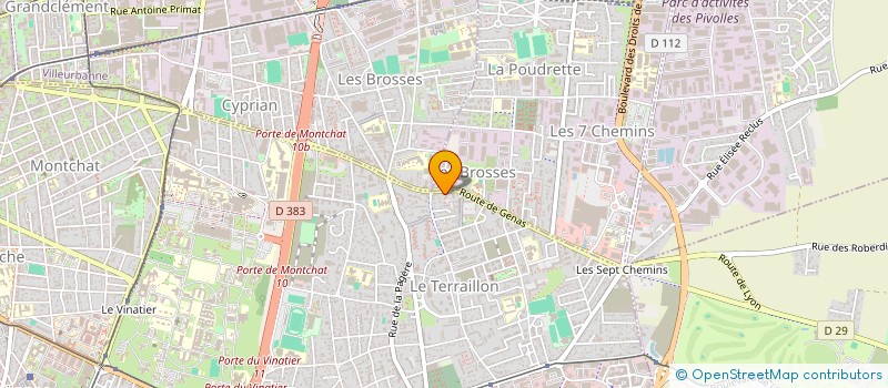 localisation de l'entreprise ERIC GARAGE  BRON