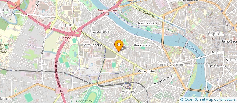 localisation de l'entreprise ERIC GARCIA  TOULOUSE