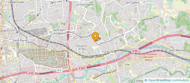 localisation de l'entreprise ERIC GARCIN à MARSEILLE