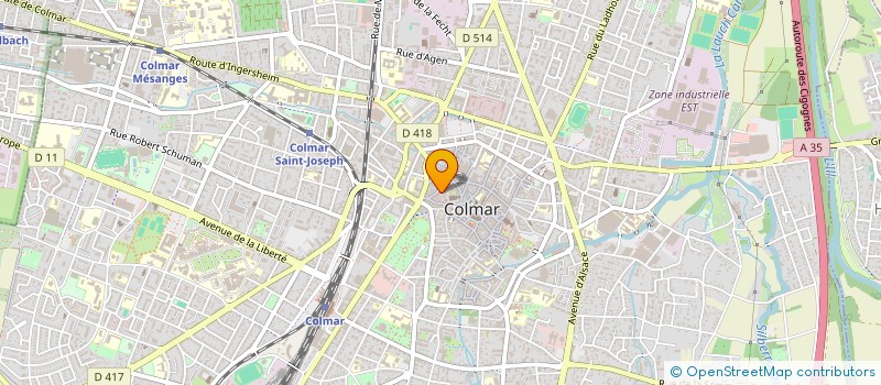 localisation de l'entreprise ERIC GIRARDIN CONSULTING  COLMAR